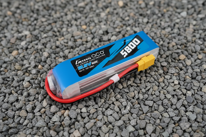 Gens ace 5800mAh 60C 18.5V 5S1P Lipo Battery Pack with EC5 Plug 669g Suitable for F3A IN TRANSIT