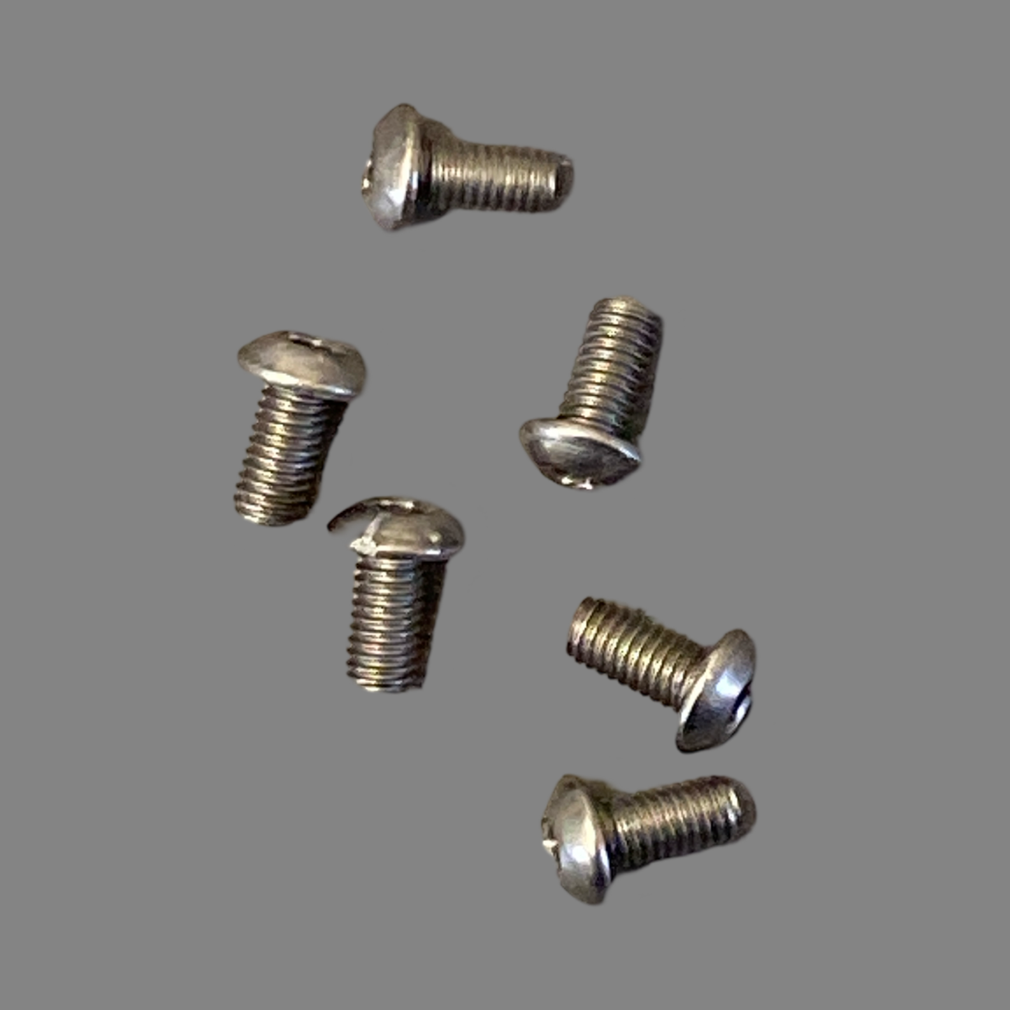 Titanium Roundhead Screws 3x6 (6)