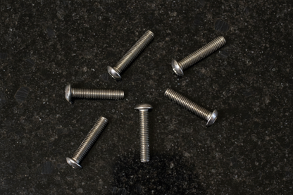 Titanium Roundhead Screws 3x15 (6)