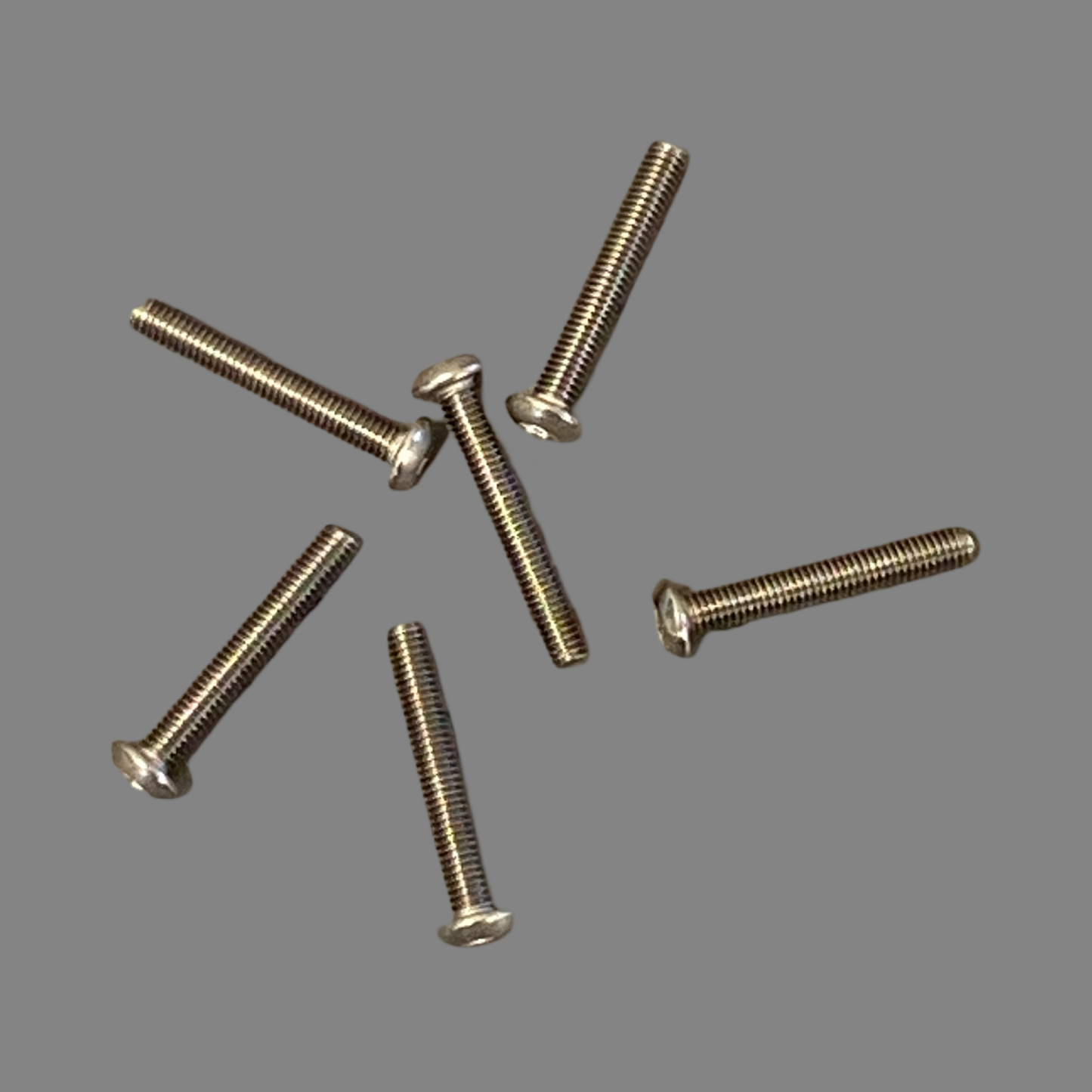 Titanium Roundhead Screws 3x20 (6)