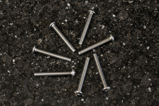 Titanium Roundhead Screws 3x24 (6)