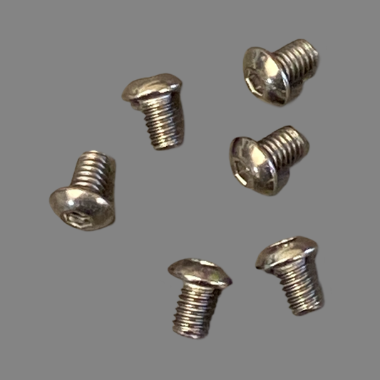 Titanium Roundhead Screws 4x6 (6)