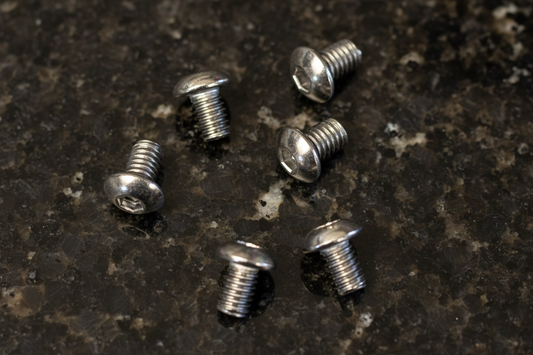Titanium Roundhead Screws 4x6 (6)