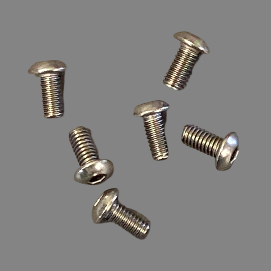 Titanium Roundhead Screws 4x8 (6)