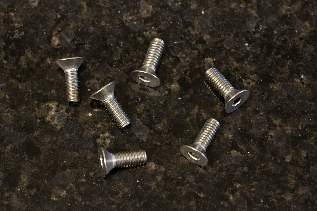 Titanium Countersunk 3x8 (6)