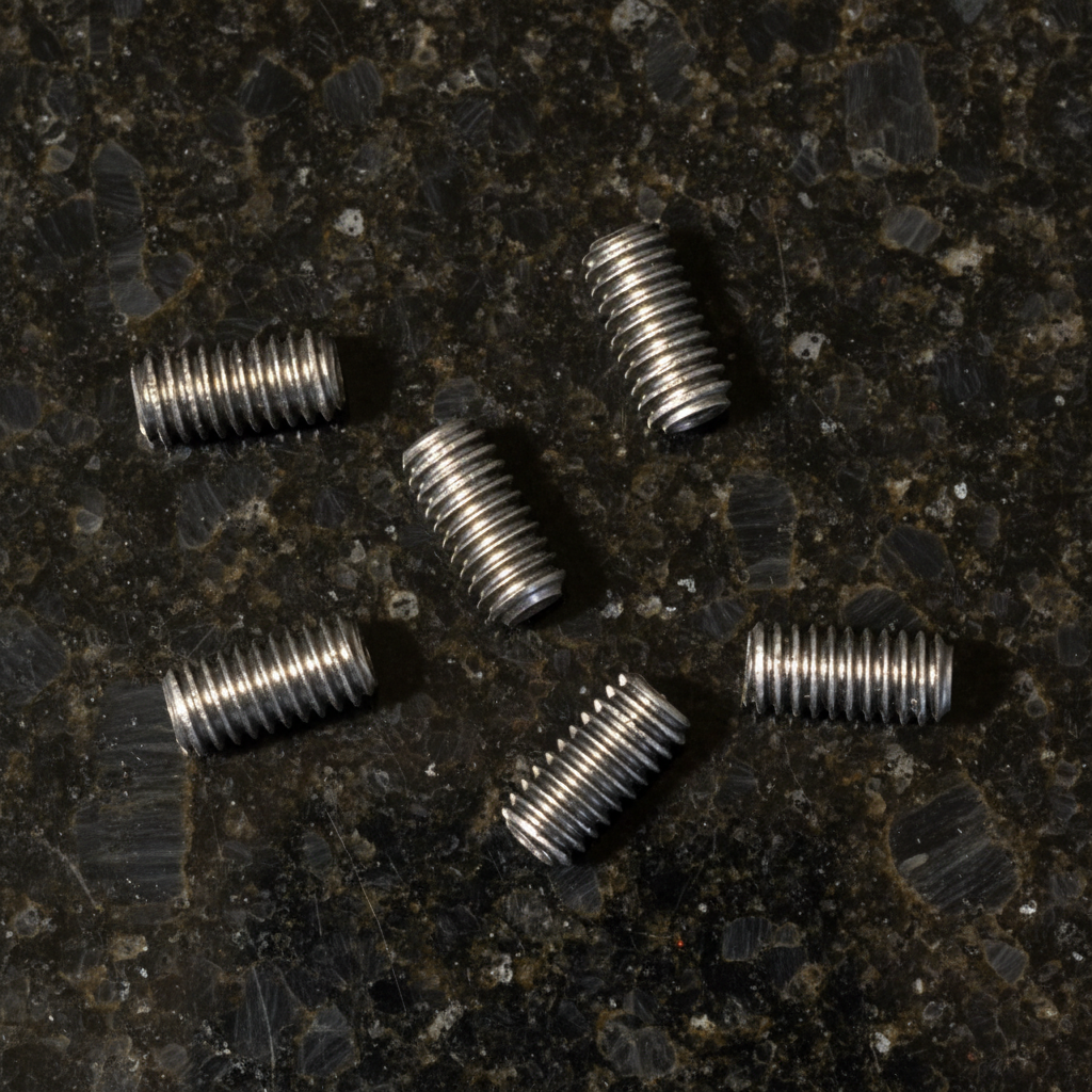 Titanium Grub Screws 4x8 (6)