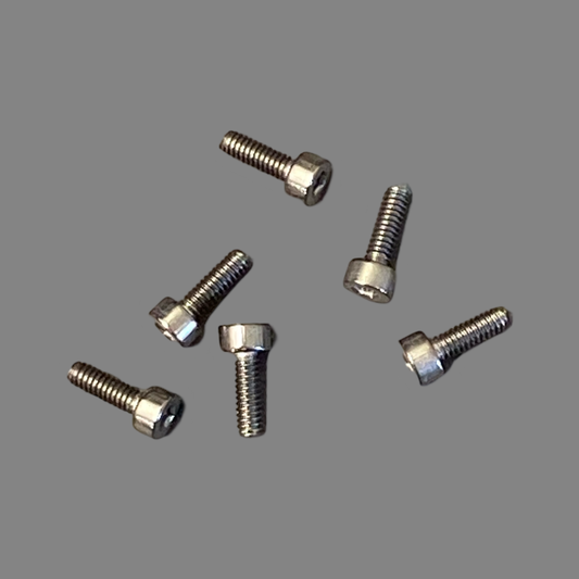 Titanium Caphead Screws 2x6 (6)