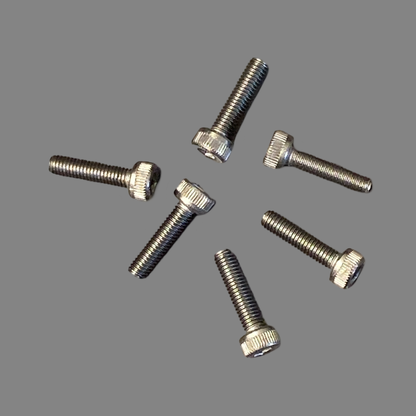 Titanium Caphead Screws 3x12 (6)