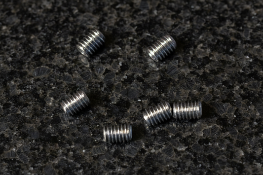 Titanium Grub Screws 3x4 (6)