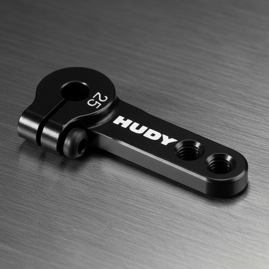 Hudy: ALU CLAMP SERVO HORN - FUTABA, SAVÖX - 2-HOLE M3 - 25T