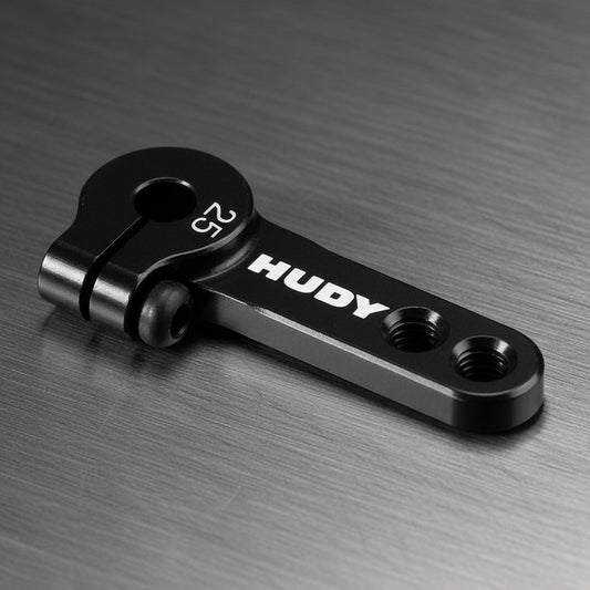 Hudy: ALU CLAMP SERVO HORN - FUTABA, SAVÖX - 2-HOLE M3 - 25T