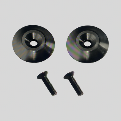 Aluminium Washers M3 Screws for rear Wing for 1/8 1/10 Buggy Black  (2)