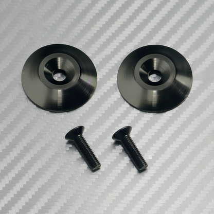 Aluminium Washers M3 Screws for rear Wing for 1/8 1/10 Buggy Black  (2)