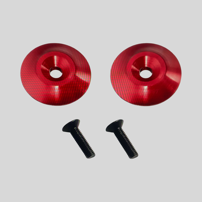 Aluminium Washers M3 Screws for rear Wing for 1/8 1/10 Buggy Red (2)