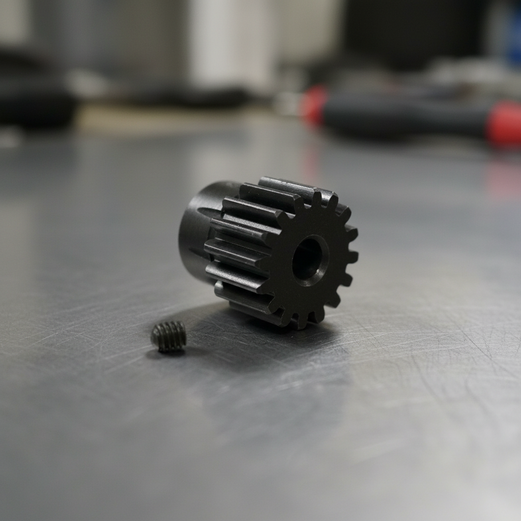 16T Mod1 Pinion steel (1)