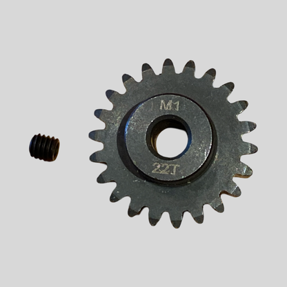 Mod1 Pinion Steel 22T
