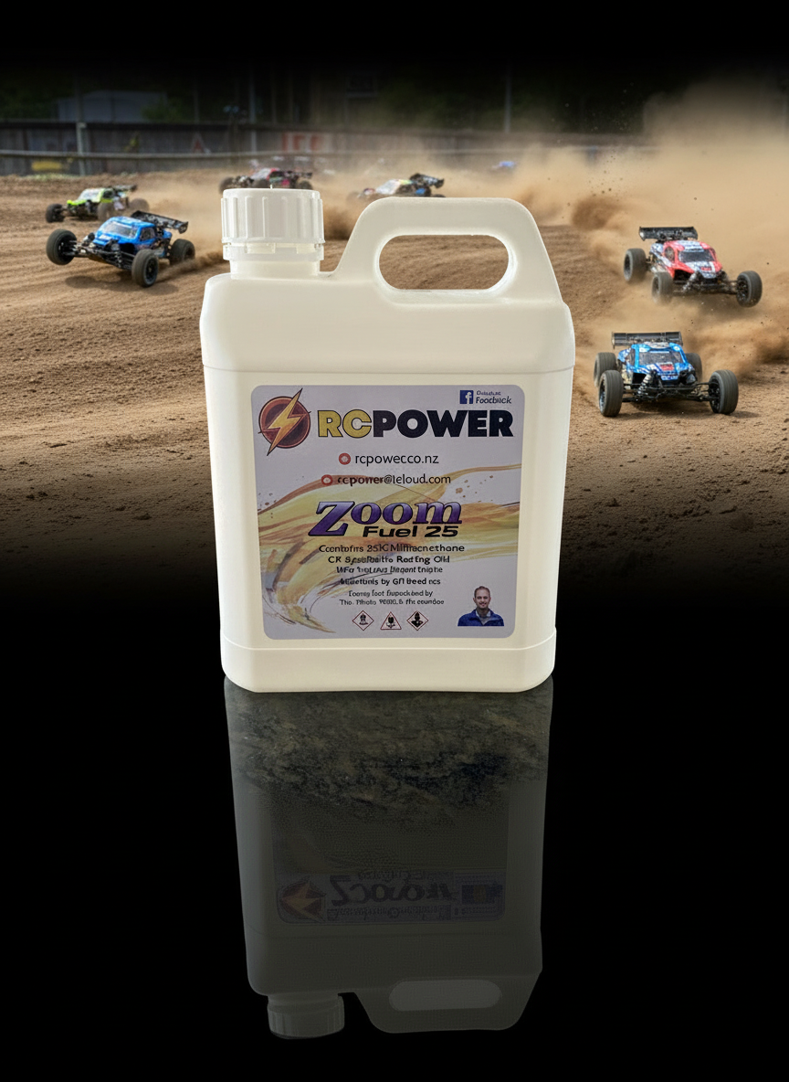 ZOOM Fuel 2 Litre Nitromethane 25% OFF-ROAD