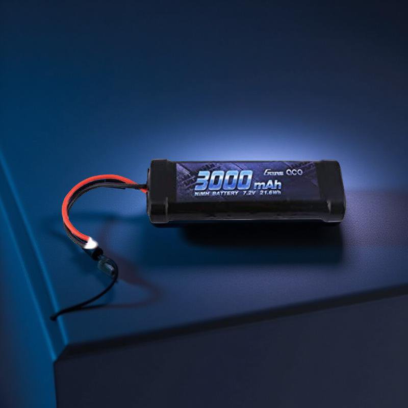 Gens Ace 7.2V 3000mAh NiMh Stick Battery Pack With Quality 14Awg Silicone Wire & XT60 Plug ON BACK ORDER: