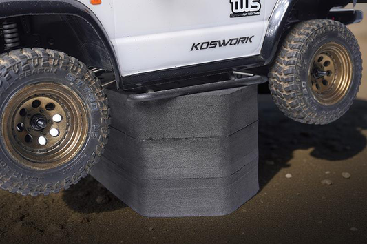 H90mm 206x110mm Foam Car Stand (1/8 Buggy) by Koswork ON BACK ORDER: