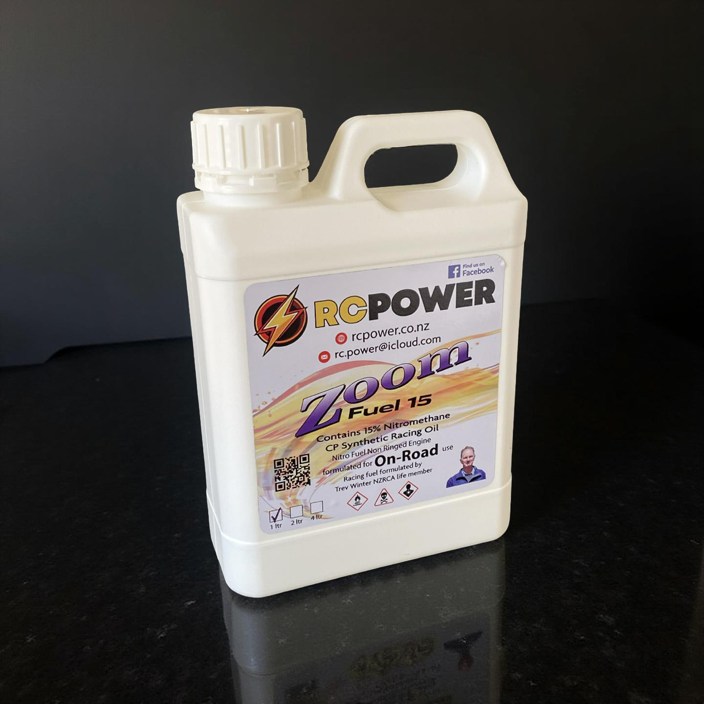 ZOOM Fuel 1 Litre Nitromethane 15% ON-ROAD AVAILABLE TO ORDER: