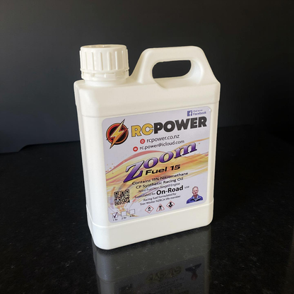 ZOOM Fuel 1 Litre Nitromethane 15% ON-ROAD AVAILABLE TO ORDER: