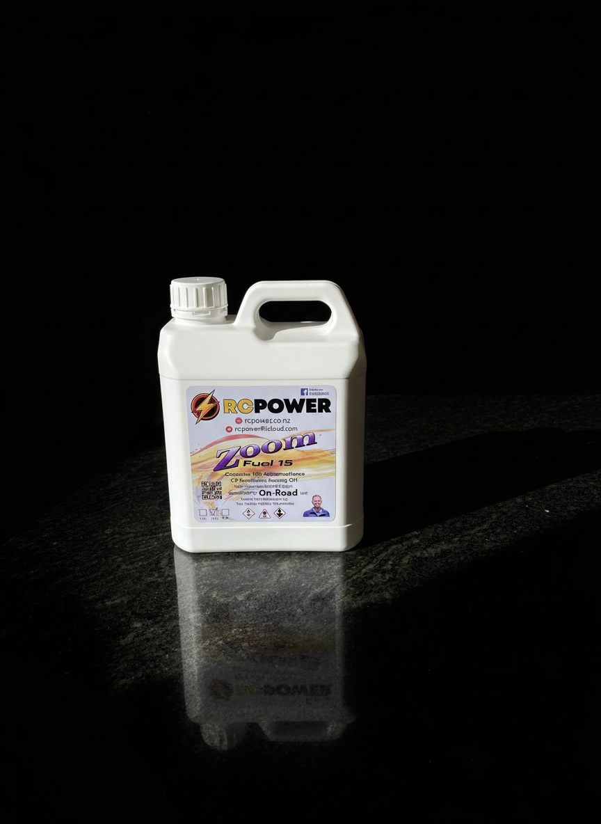ZOOM Fuel 2 Litre Nitromethane 15% ON-ROAD AVAILABLE TO ORDER: