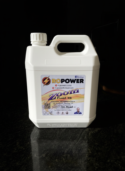 ZOOM Fuel 4 Litre Nitromethane 15% ON-ROAD AVAILABLE TO ORDER: