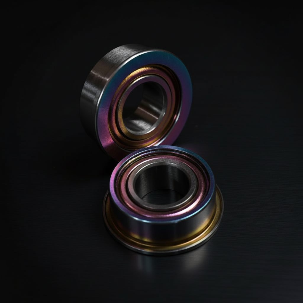 Bearings 5x10x4 Metal Shields Clutch Flanged (2)