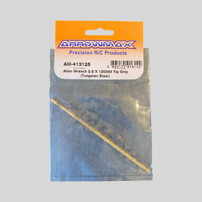 Arrowmax Allen Hex Replacement Tip 2.5x120mm (Tungsten)