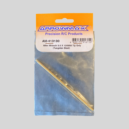 Arrowmax Allen Hex Replacement Tip 3.0x120mm (Tungsten)
