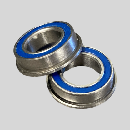 Bearings 8x14x4 Rubber Seals Ceramic Flanged (2)
