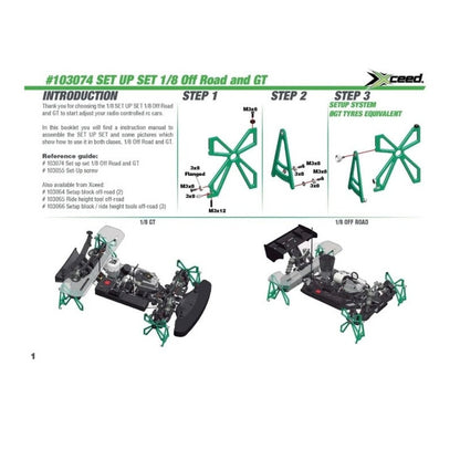 Xceed  Set up 1/8 Off-Road  with Tools Bag (V2)