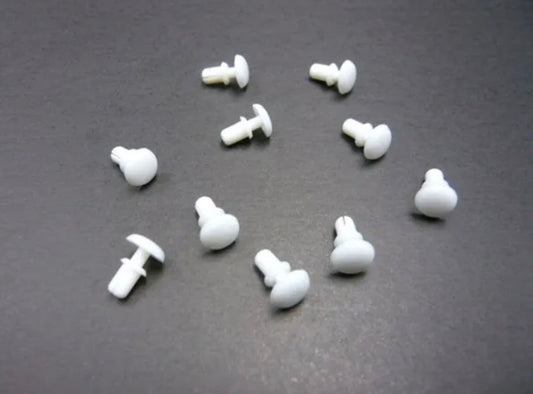 Xceed Body Rivets Nylon White (10)