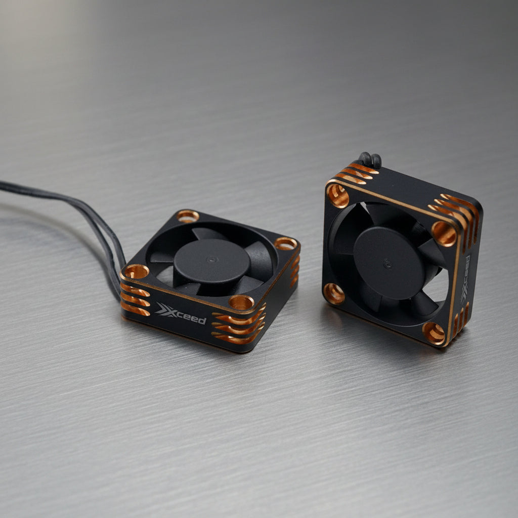 Xceed Aluminium Fan for ESC and Motor 30 x 30 mm - Gold