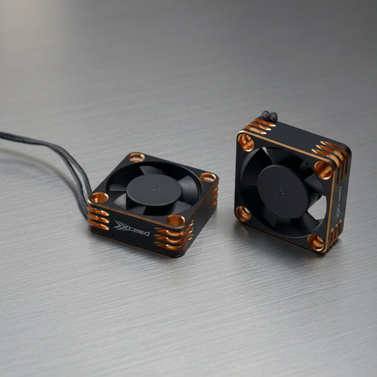 Xceed Aluminium Fan for ESC and Motor 30 x 30 mm - Gold