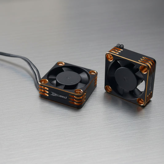 Xceed Aluminium Fan for ESC and Motor 30 x 30 mm - Orange