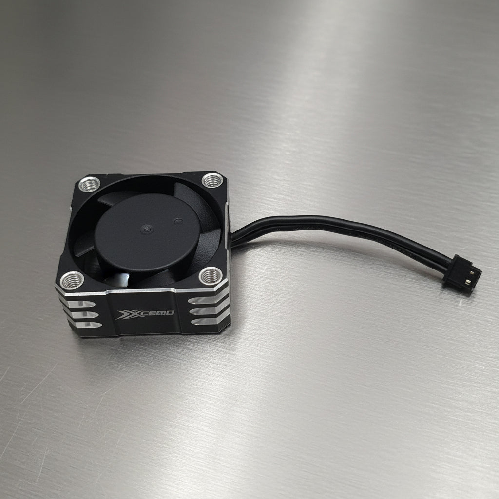 Xceed Aluminium Fan for ESC 25 x 25 mm - Silver