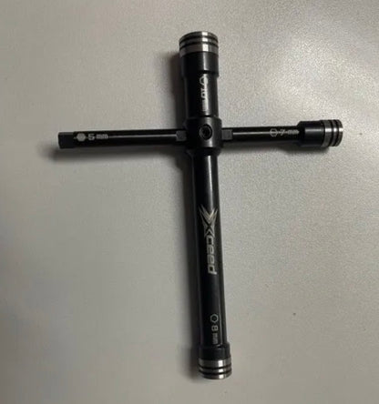 Xceed Wrench-Glowplug / Clutchnut - 10 mm long (V2)