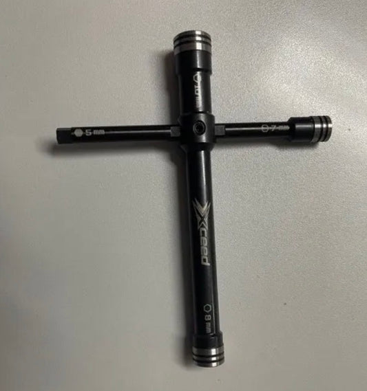 Xceed Wrench-Glowplug / Clutchnut - 10 mm long (V2)
