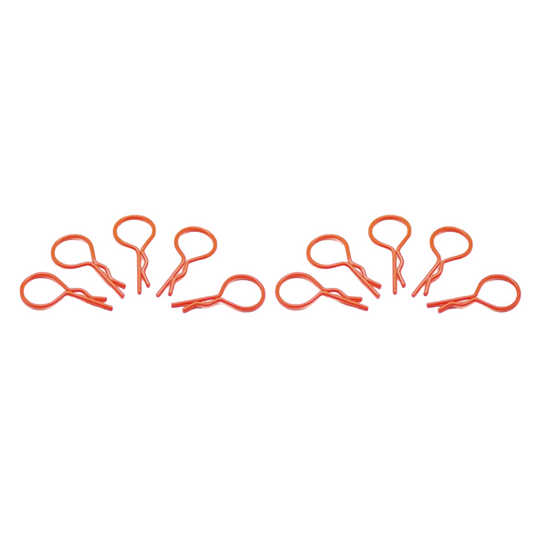 Body Clips 1/10 Red (10)