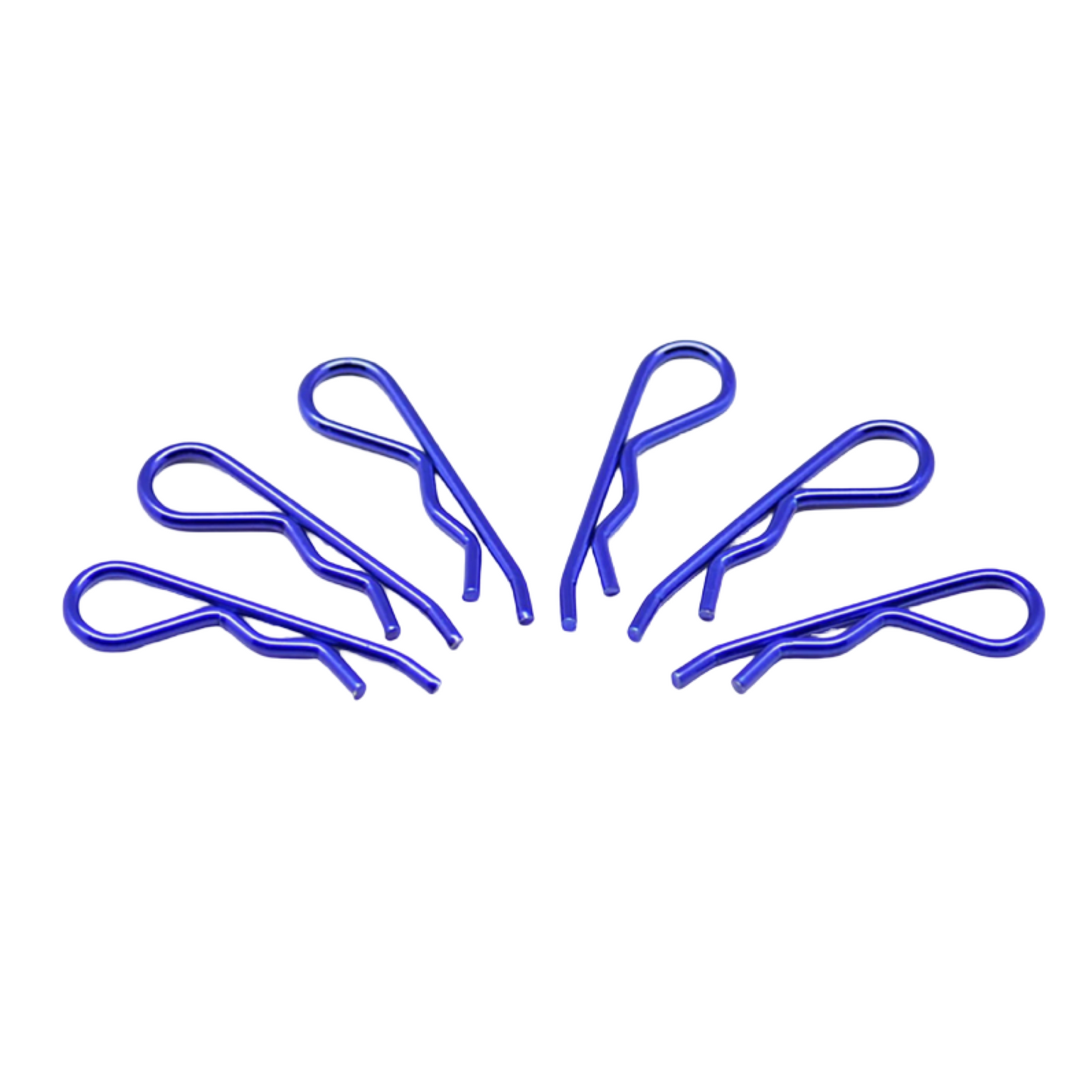 Body Clips 1/8 Blue (6)