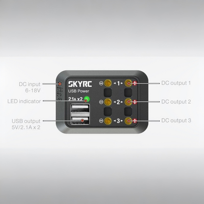 SKYRC Omni DC Power Distributor  Banana Male Connector