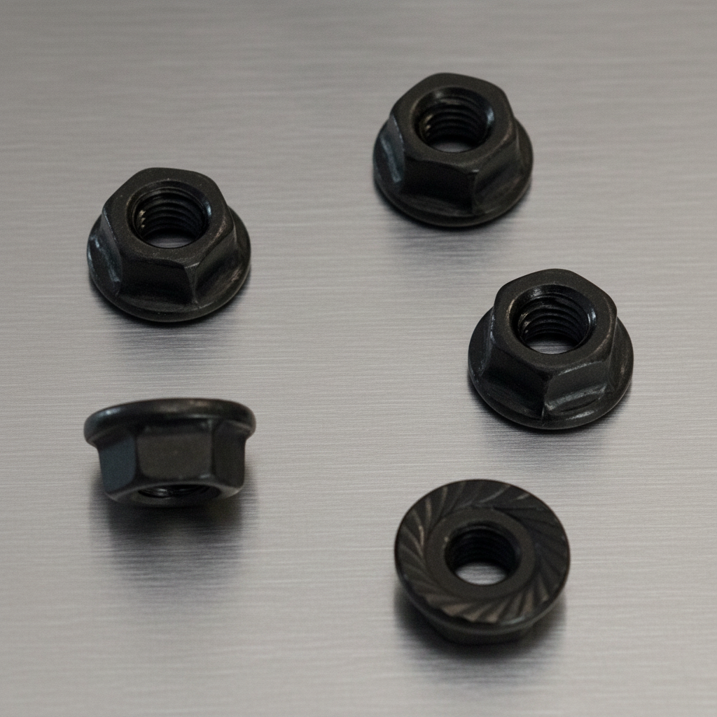 M3 Nuts Serrated Flanged Carbon Steel (5)