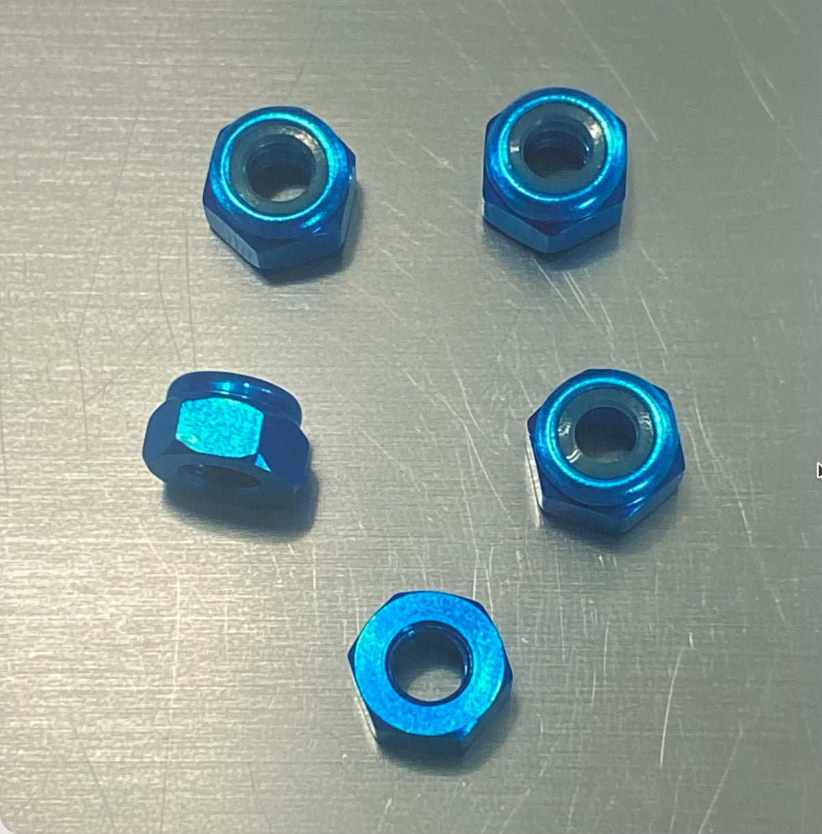 M3 Nylock Nuts (5) – Multiple Colours