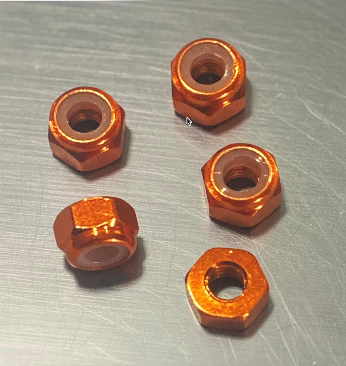 M3 Nylock Nuts (5) – Multiple Colours