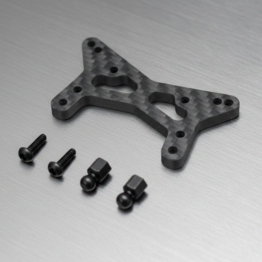 Carbon Front Shock Tower: Micro-B by LOSI