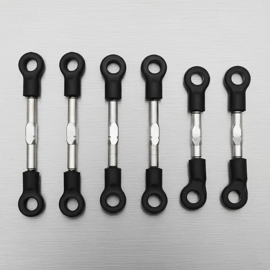 Titanium Complete Tie Rod Set (6) Micro B/T by Hot Racing