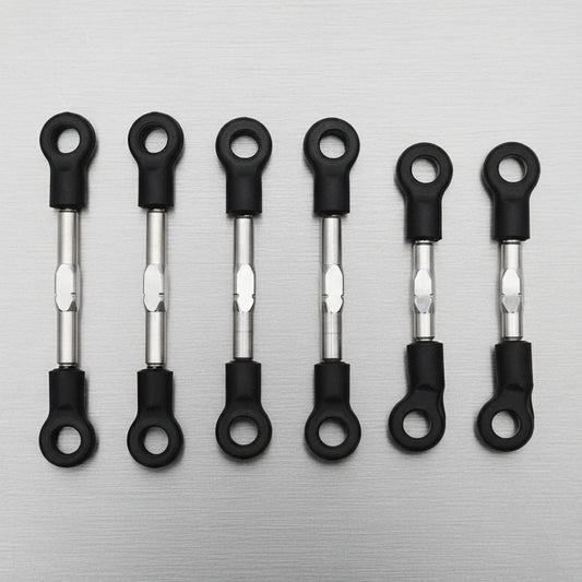 Titanium Complete Tie Rod Set (6) Micro B/T by Hot Racing