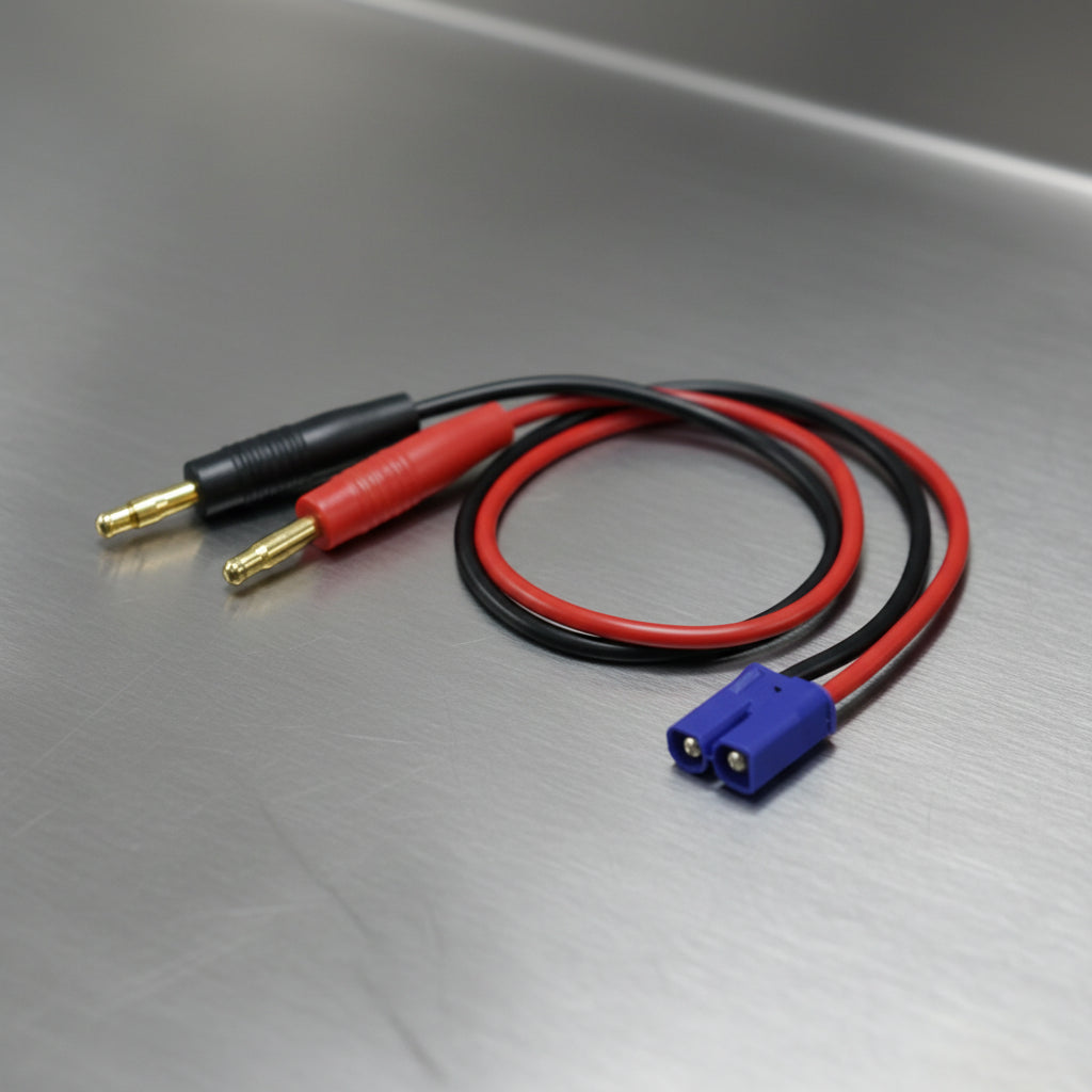 EC3 - Banana plug Charge Lead, by RC Pro