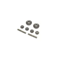 Diff Gear & Cross Pin Set, Metal: 22X-4/22X/22X-T by TLR (Please Order)